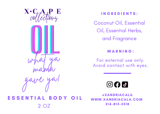 Oil What Your Mama Gave Ya! Body Oil